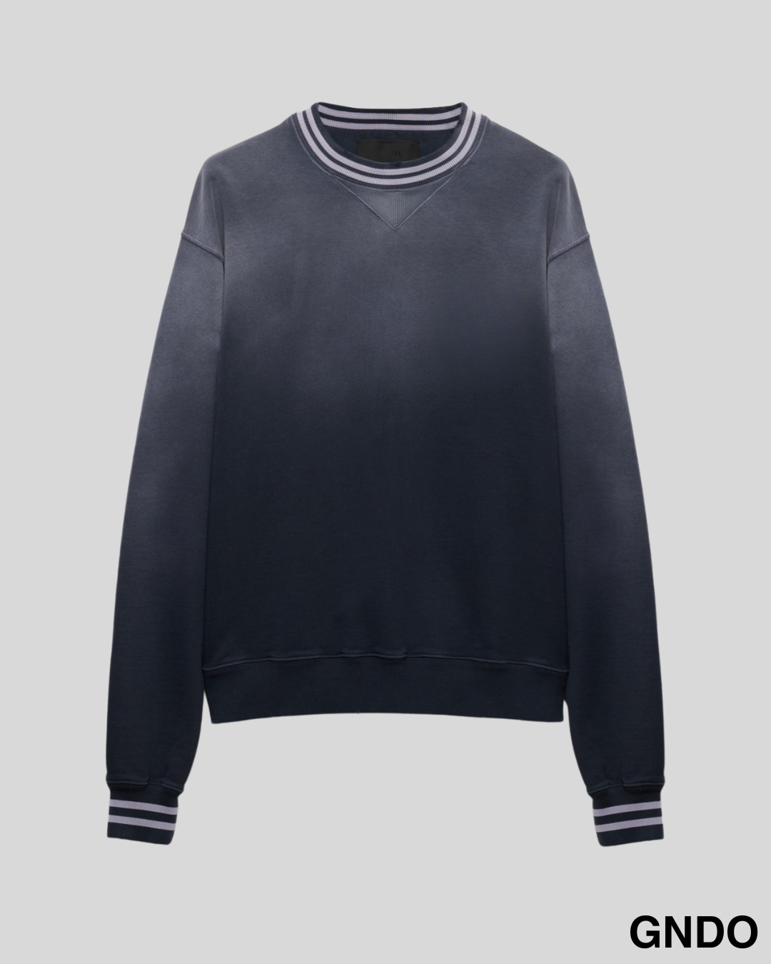 Erkek Lacivert-Siyah Geçişli Sweatshirt "LWW"