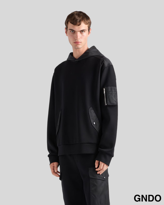 Erkek Hoodie  "BLCCCK"