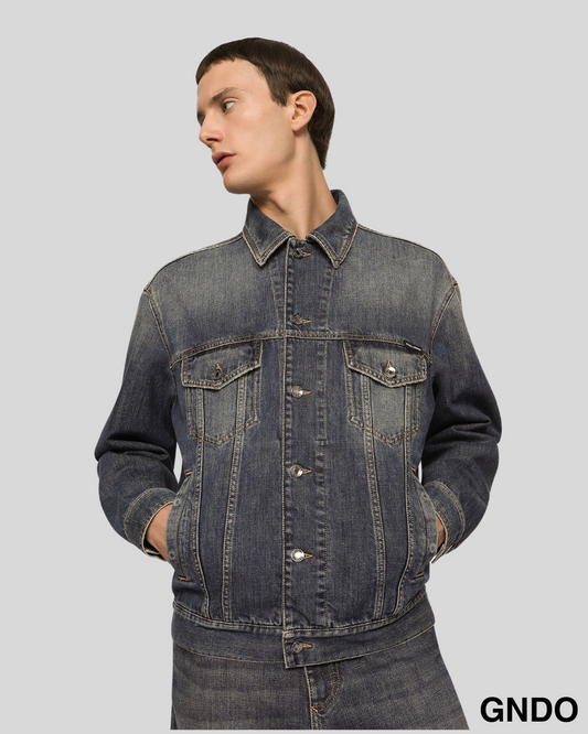 Erkek Kot Denim Koyu Ceket "DRK"