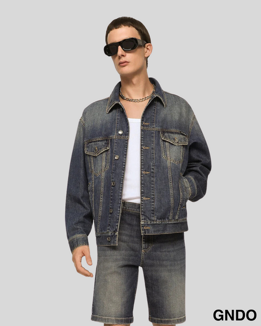 Erkek Kot Denim Koyu Ceket "DRK"